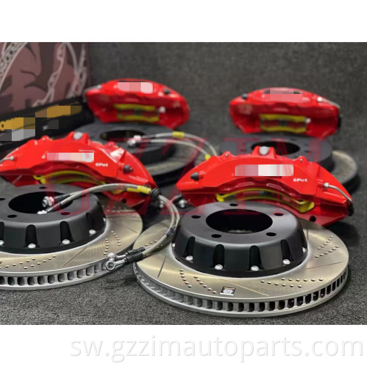 Utendaji wa hali ya juu Mfumo wa kuvunja auto Brake Kit 6 Pot Gari Brake kwa Tundra